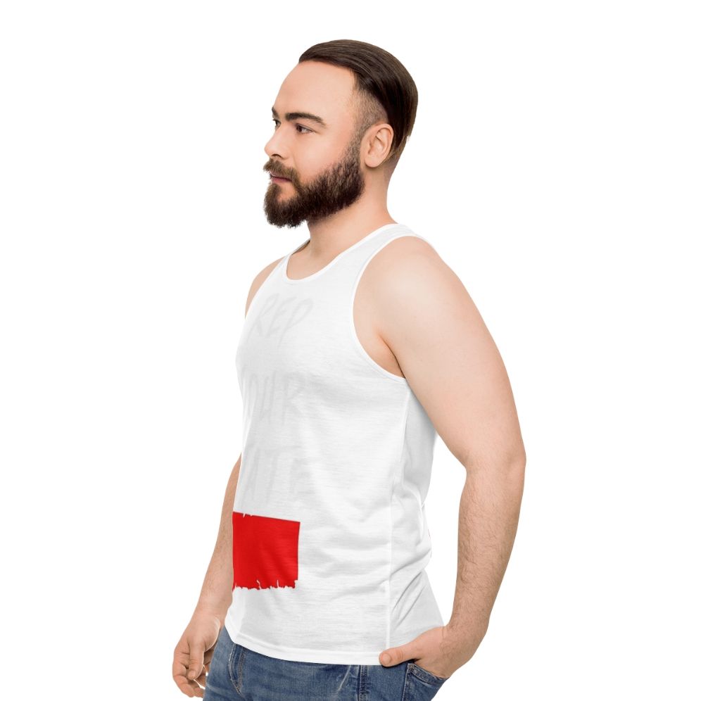 Connecticut Pride Unisex Tank Top - men side