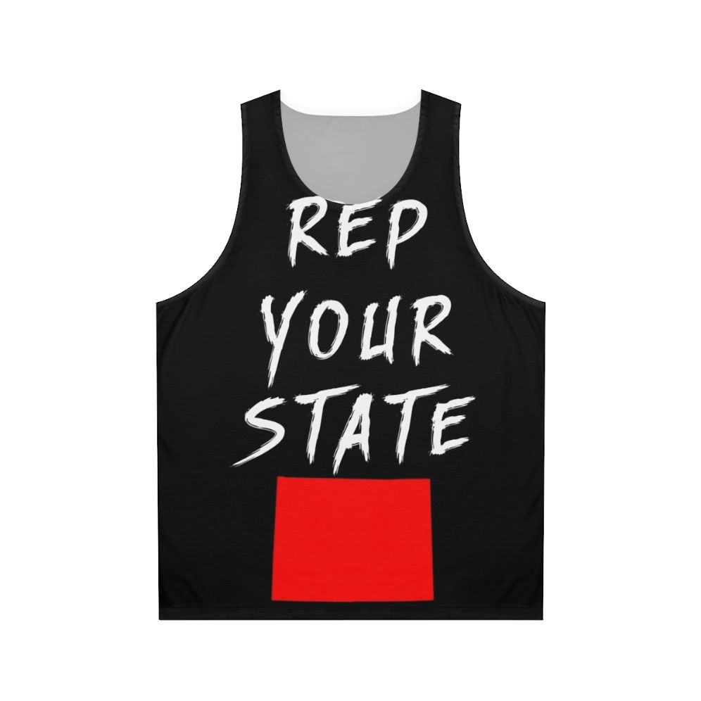 Wyoming state pride unisex tank top