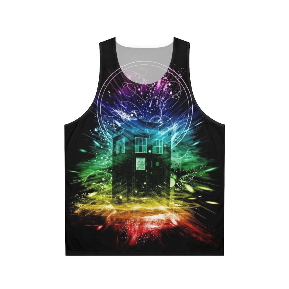 Time Storm Doctor Who Inspired Unisex Tank Top