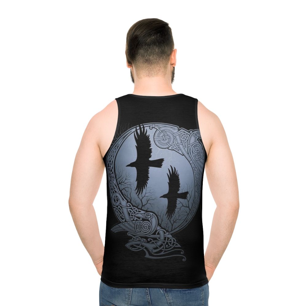 Nordic Raven Unisex Tank Top - men back