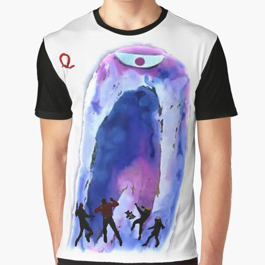 Jonny Quest Invisible Monster 2nd version graphic t-shirt design