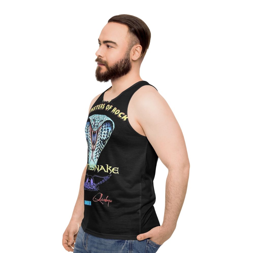 Retro 1990 Monsters of Rock Unisex Tank Top - men side