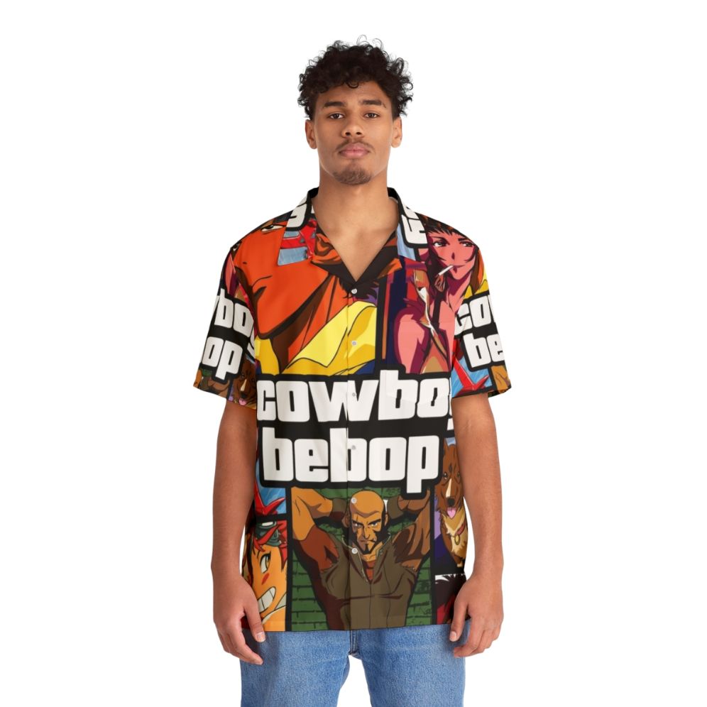 Bop A Loola tropical print Hawaiian shirt - People Front