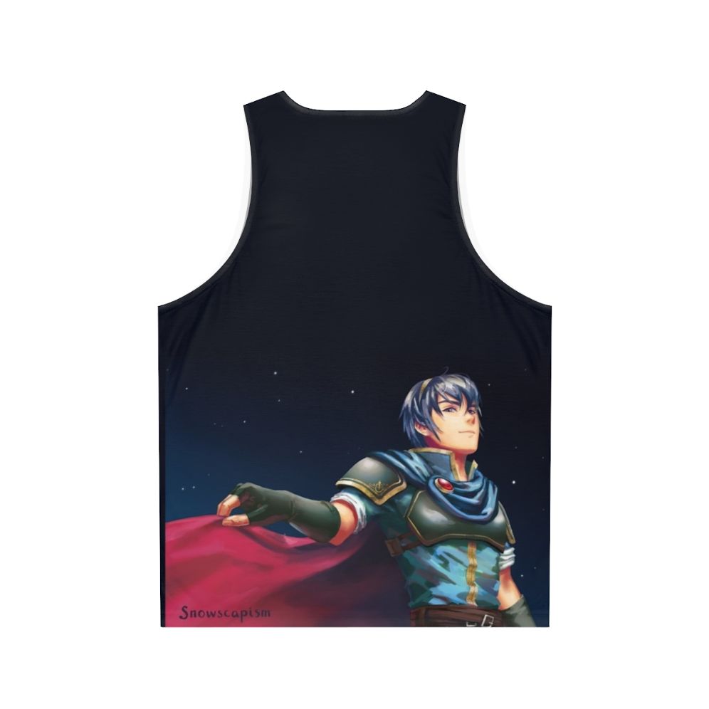 Starry Night Marth Unisex Fire Emblem Tank Top - Back