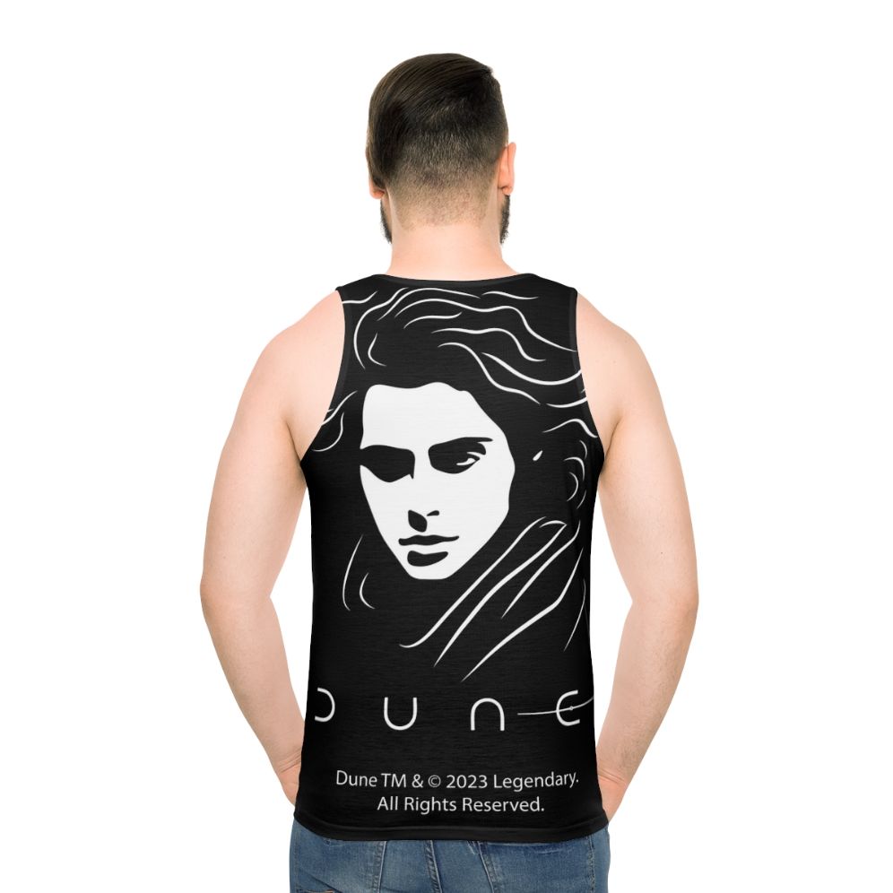 Dune Paul Atreides Unisex Tank Top - men back