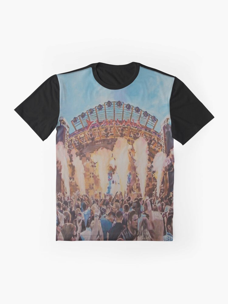 Ushuaia Ibiza Party Graphic T-Shirt - Flat lay