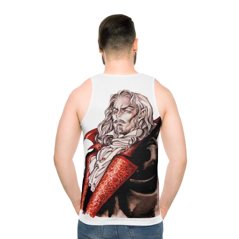 Dracula Hector Chibi Unisex Tank Top - men back