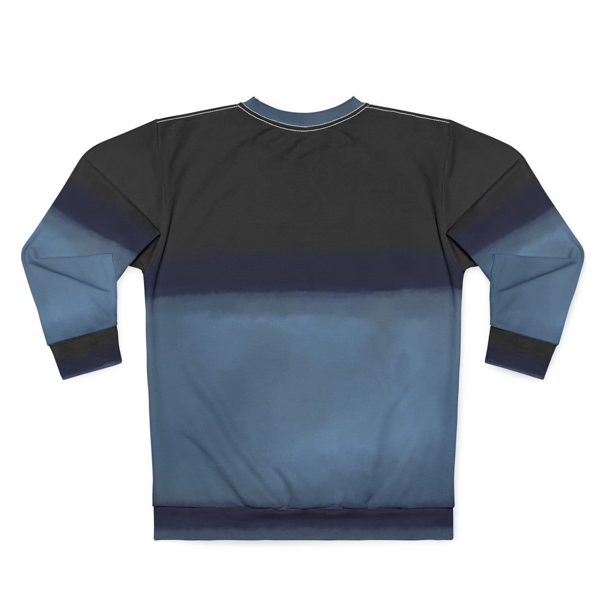 Rothko inspired abstract color block sweatshirt - Back