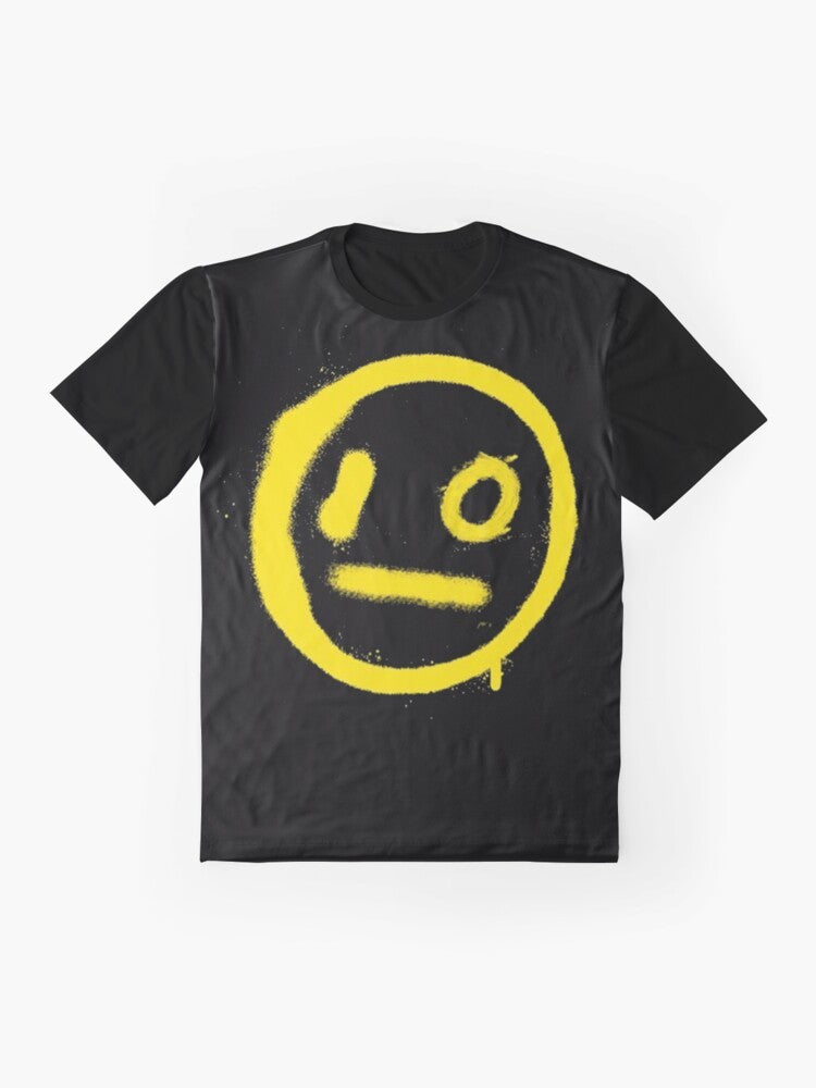 i_o Electronic Dance Music Rave T-Shirt - Flat lay