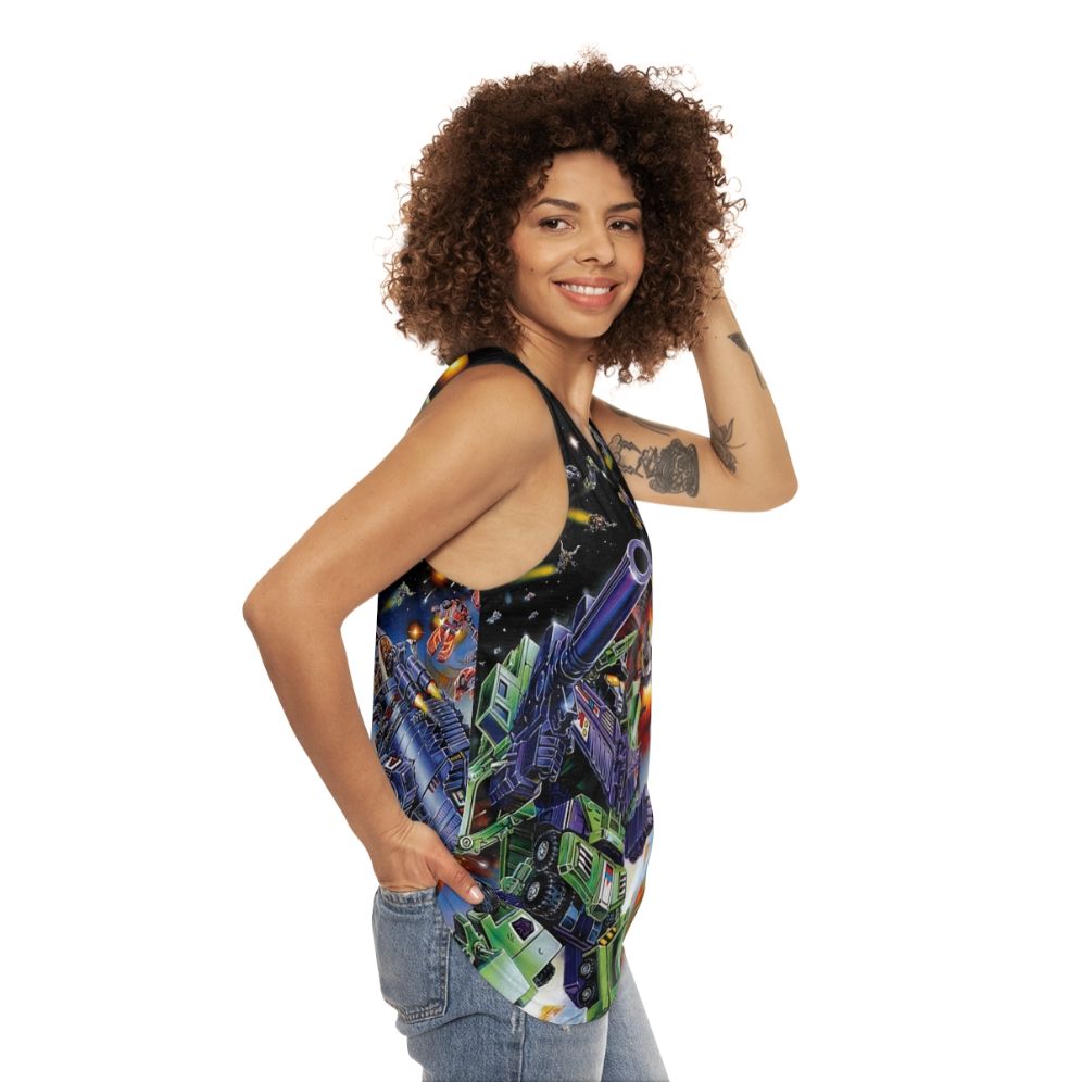 Transformers G1 Unisex Tank Top - women side