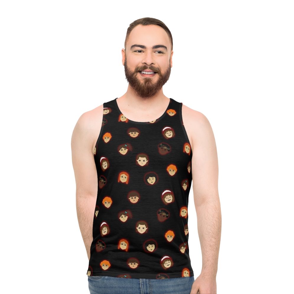 Stranger Kids Faces Unisex Tank Top - men