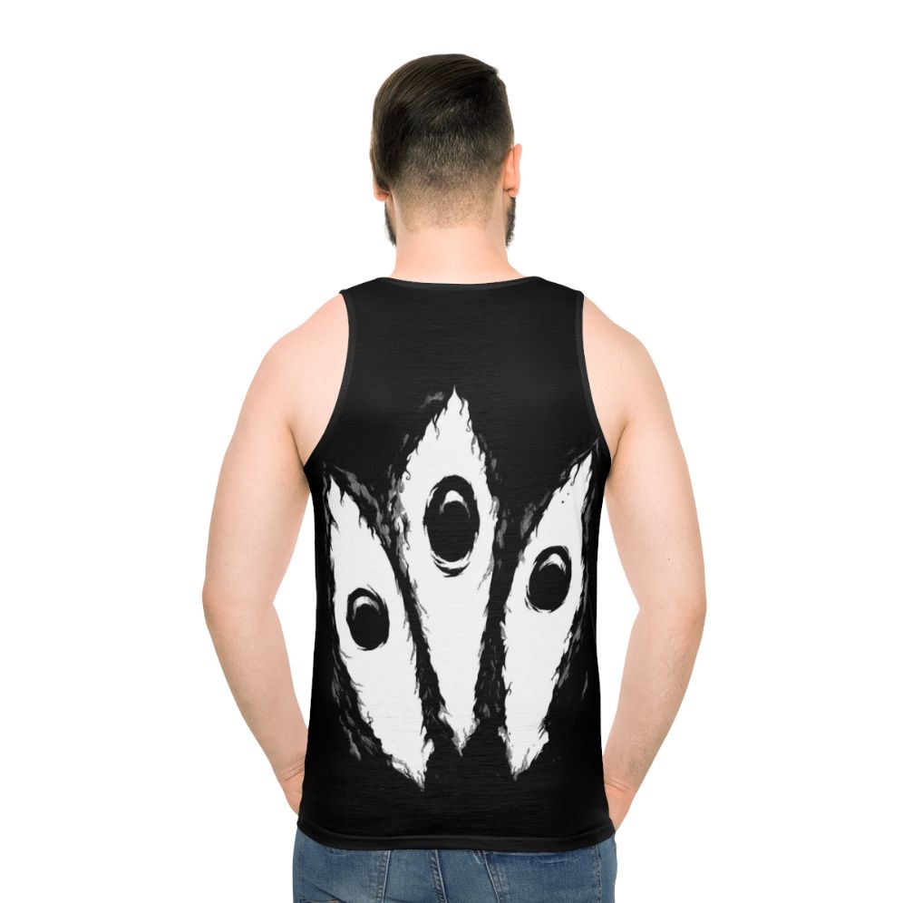 Unisex Manga-Inspired "Kishin Eyes" Tank Top - men back