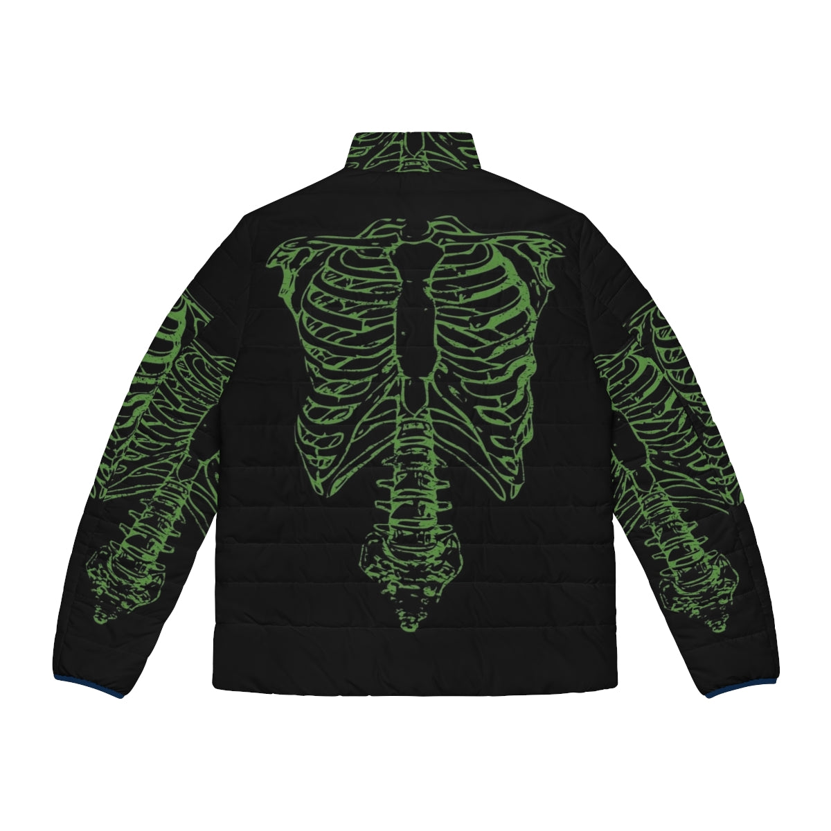 Nigel Tufnel's Skeleton Puffer Jacket, a must-have for any This Is Spinal Tap fan - Back