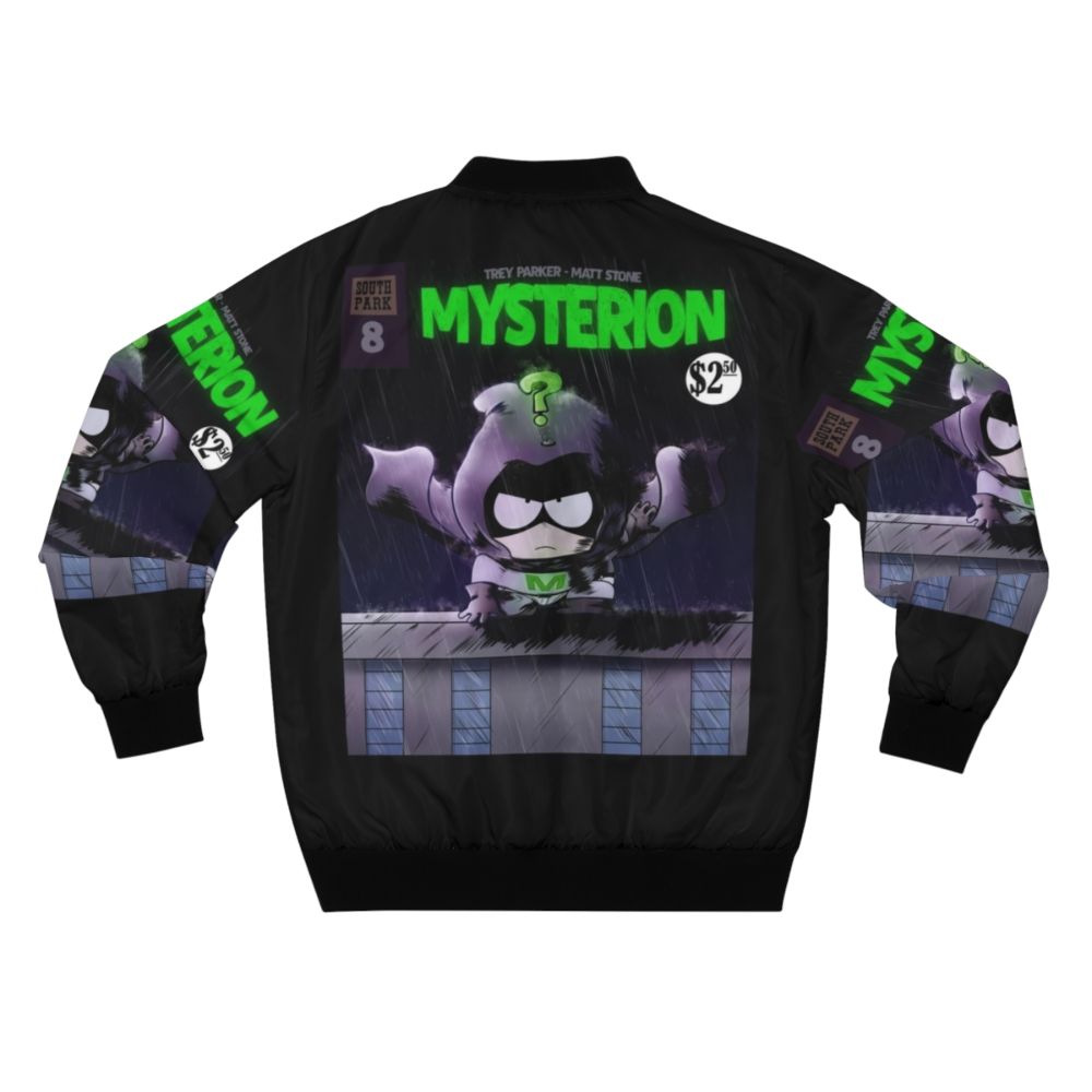 Mysterion bomber jacket with south park characters - Back