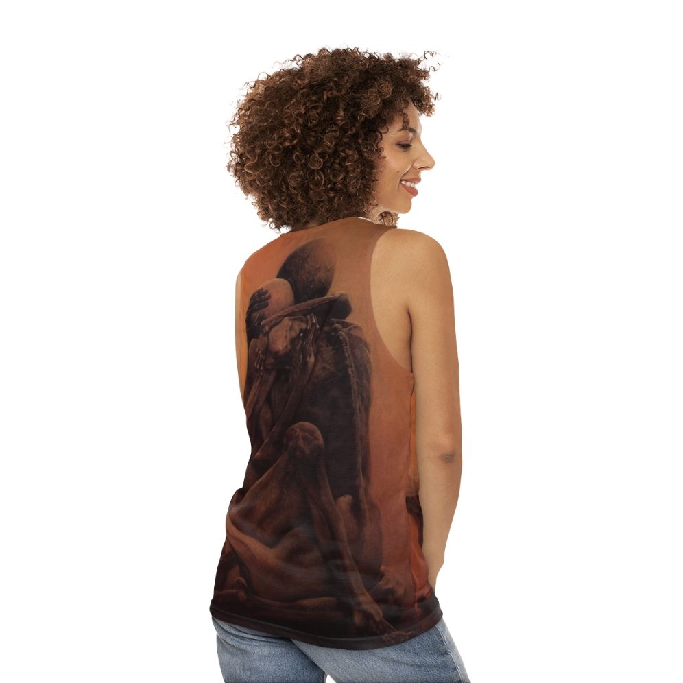 The Lovers by Zdzislaw Beksinski Surreal Tank Top - women back