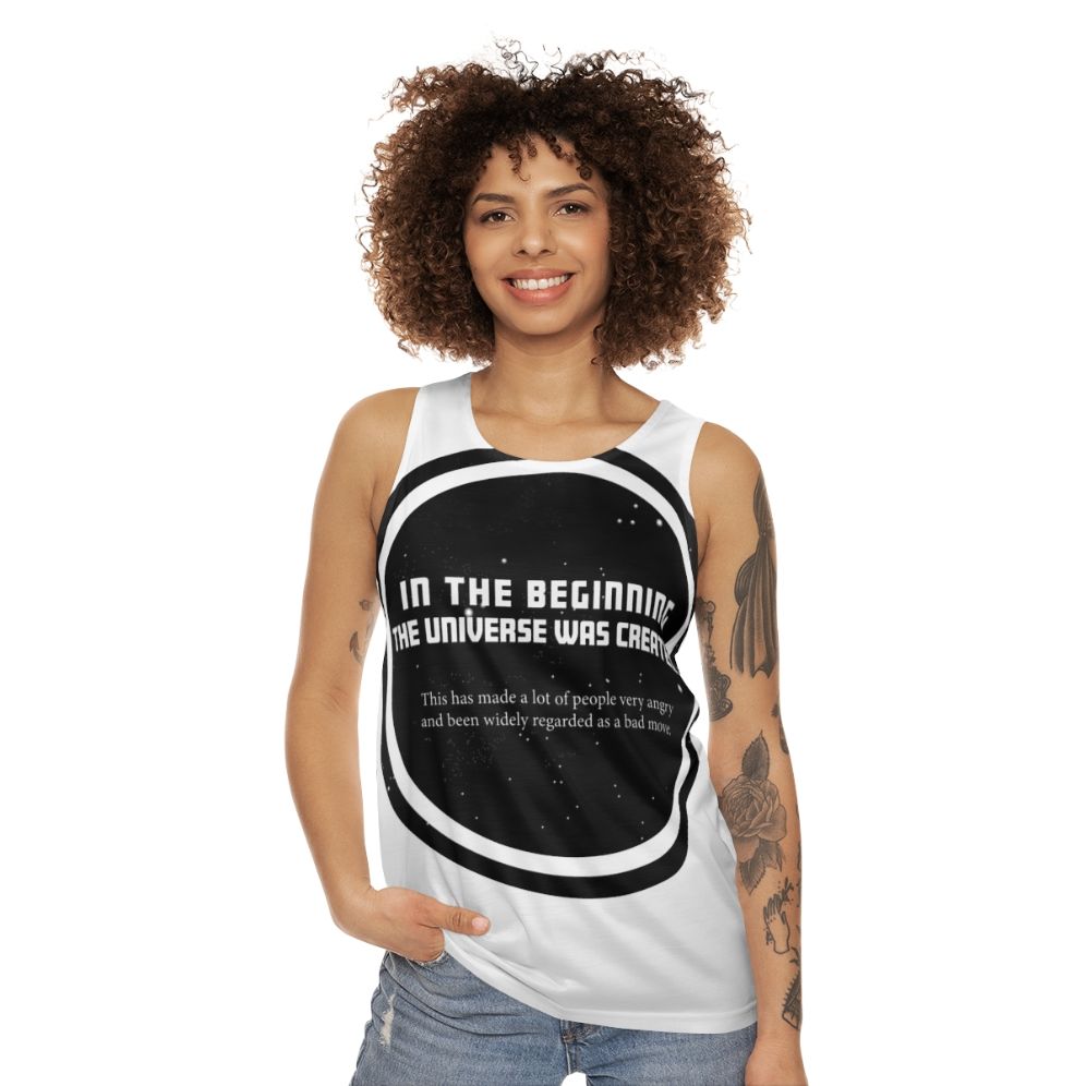 Douglas Adams Unisex Tank Top - women