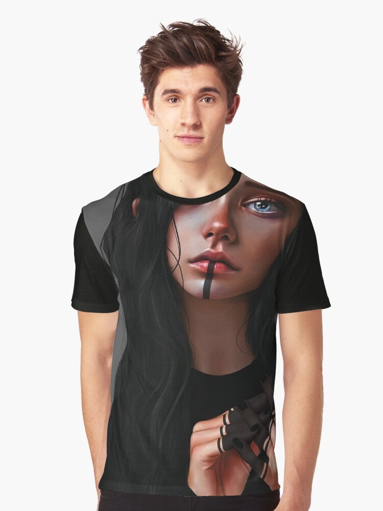 Eon Graphic T-Shirt for Women, Colorful Fantasy Fashion Tee - Men