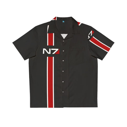 N7 Commander Shepard Mass Effect Hawaiian Shirt