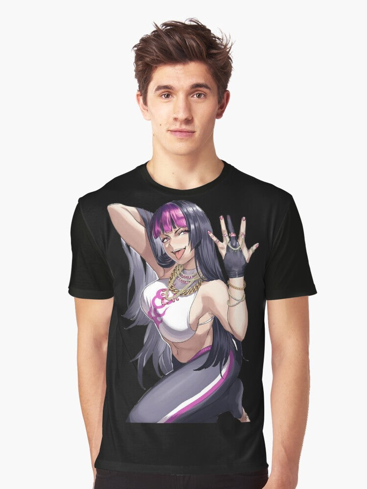 Juri Sexy Hentai Anime Graphic T-Shirt Design - Men