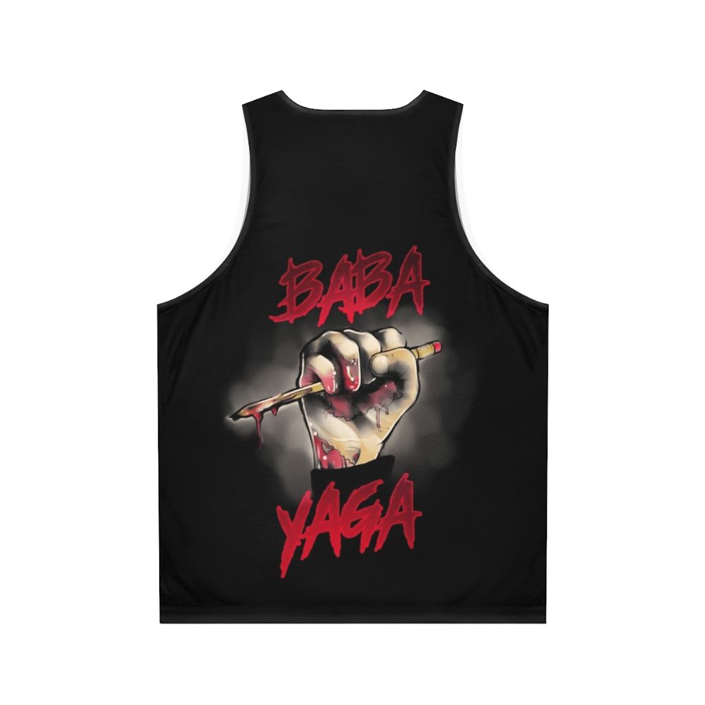 Baba Yaga Unisex Tank Top - Back