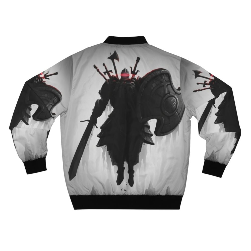 Dark Souls Solaire of Astoria Bomber Jacket with video game-inspired design - Back