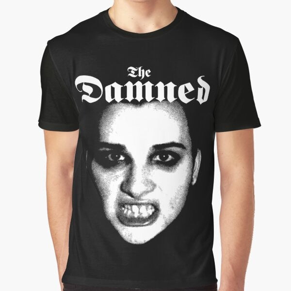 The Damned goth punk band graphic t-shirt