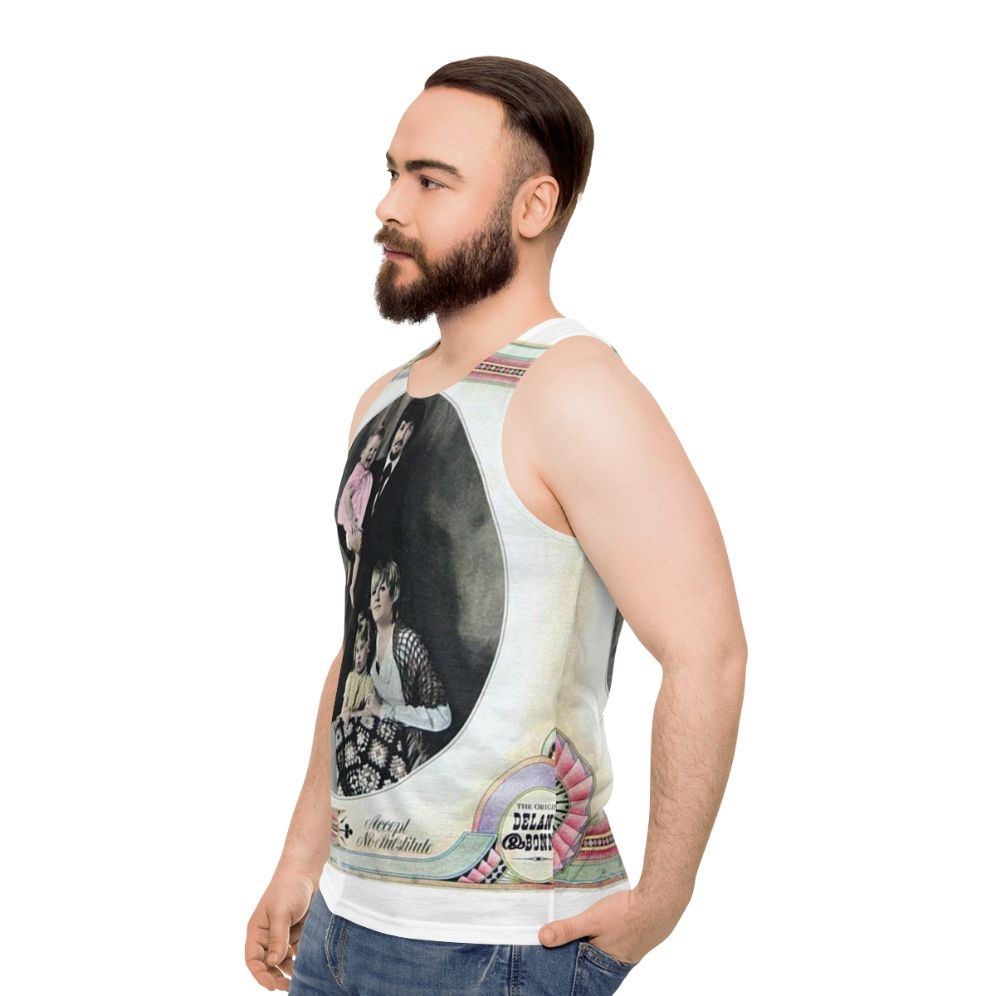 Delaney Bonnie retro unisex tank top - men side