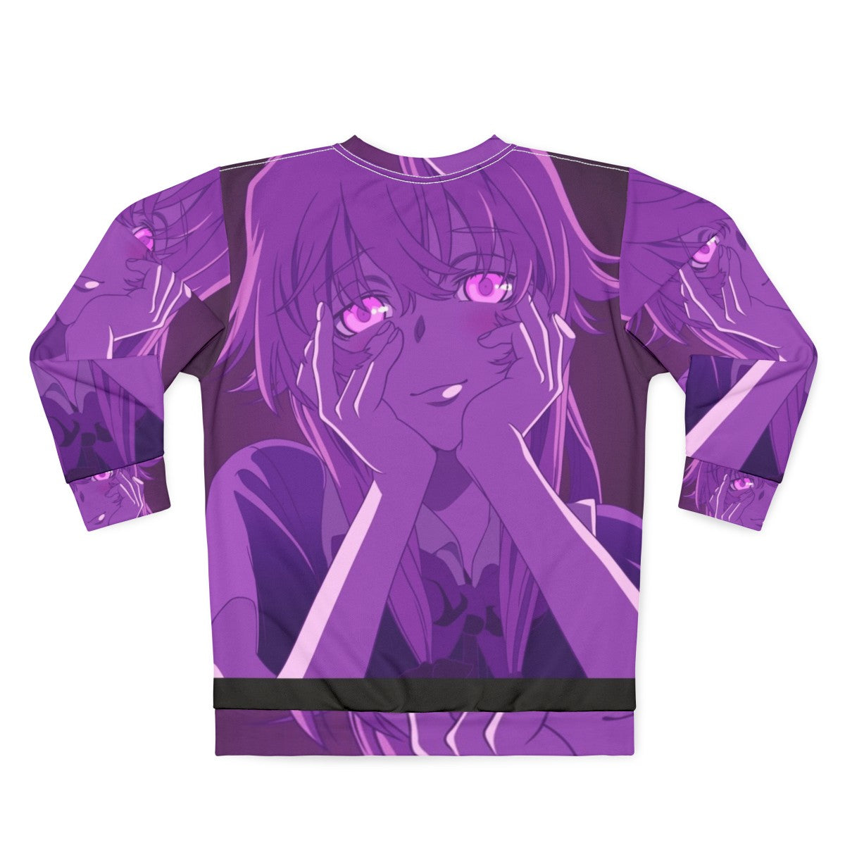 Yuno Gasai Mirai Nikki Anime Sweatshirt - Back