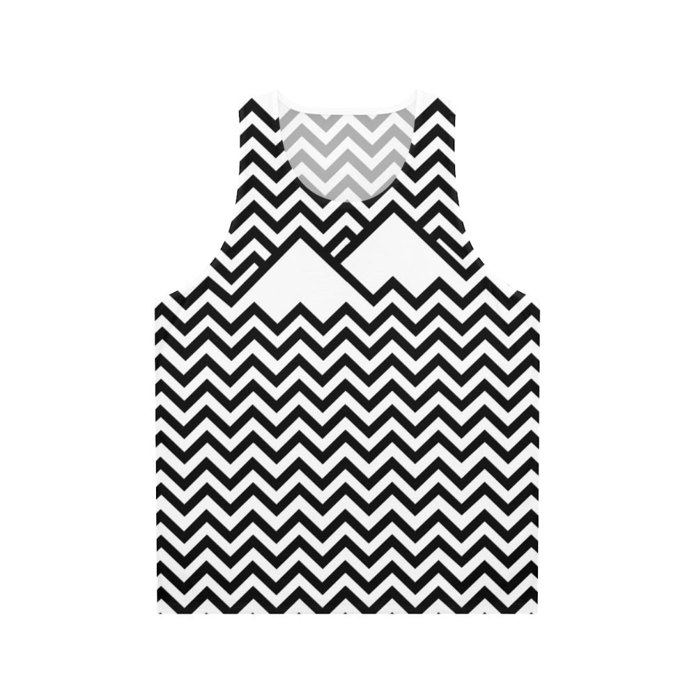 Twin Peaks Unisex Tank Top with Retro Graphic Design