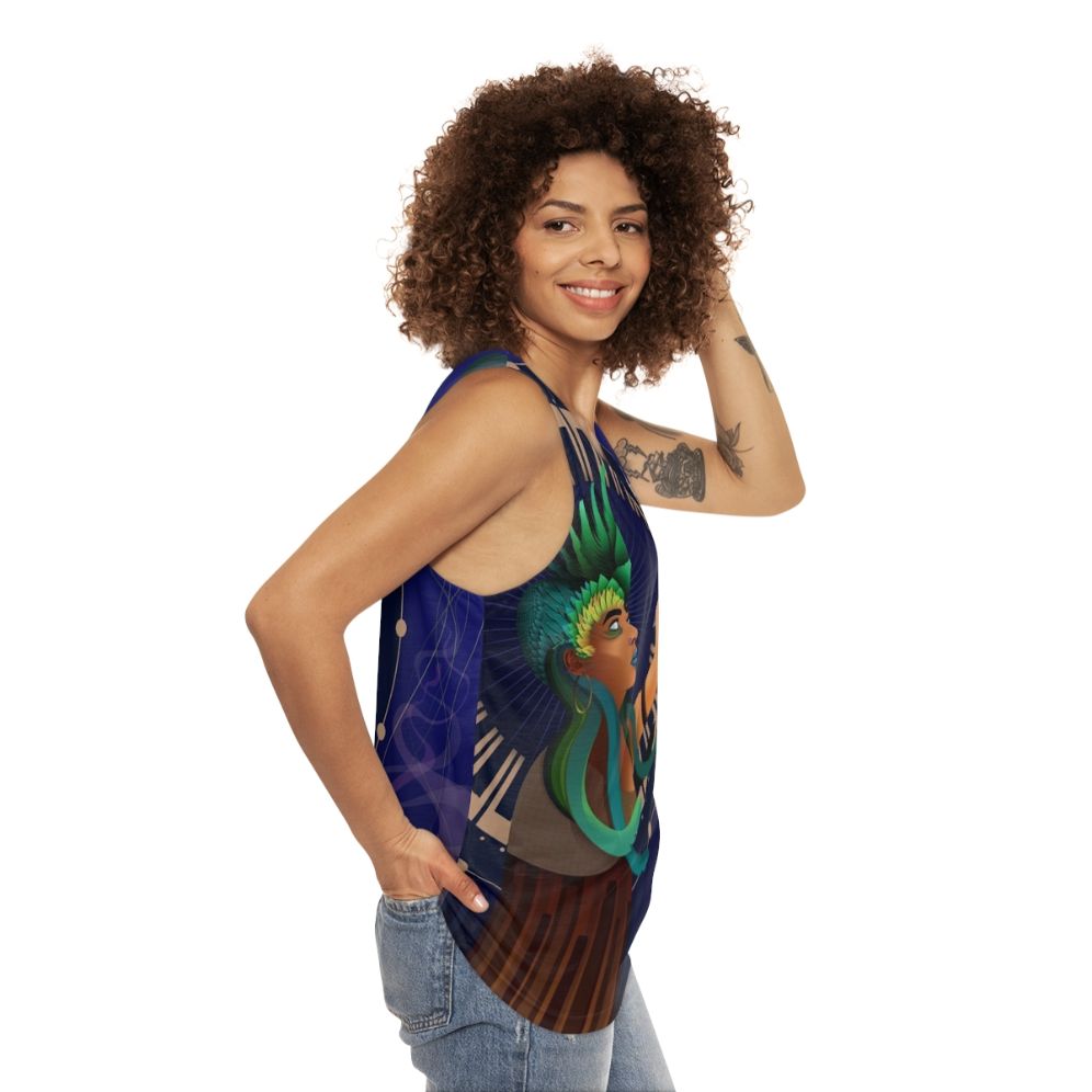 Desire Unisex Tank Top - women side