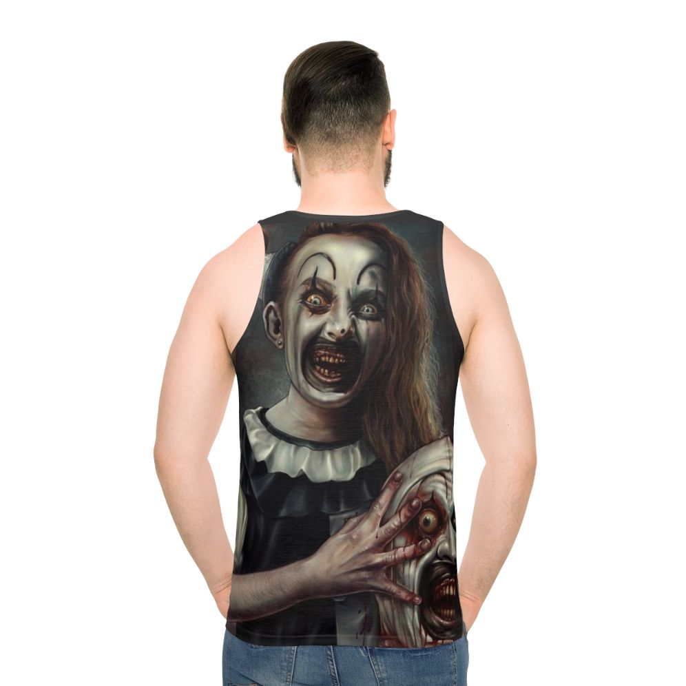 Terrifier 2 Art the Clown Unisex Tank Top - men back