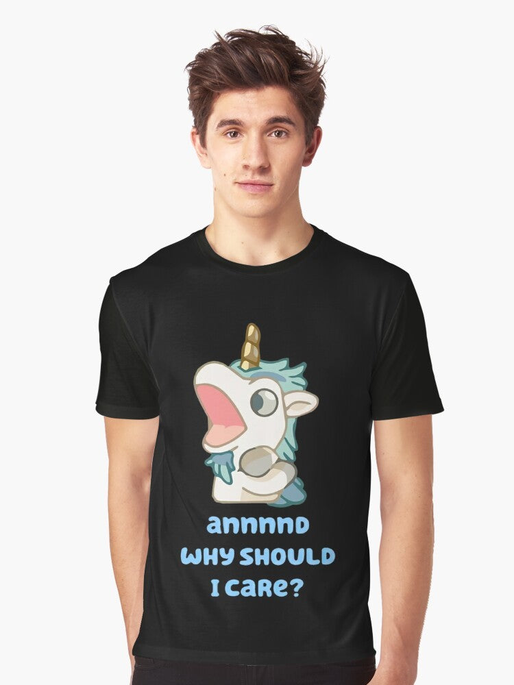 Bluey Unicorse Kiss Graphic T-Shirt - Men