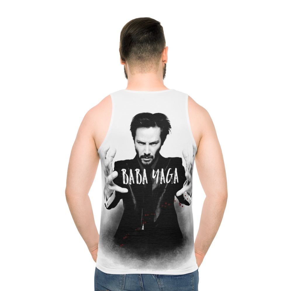 Keanu Reeves Unisex Movie Tank Top - men back