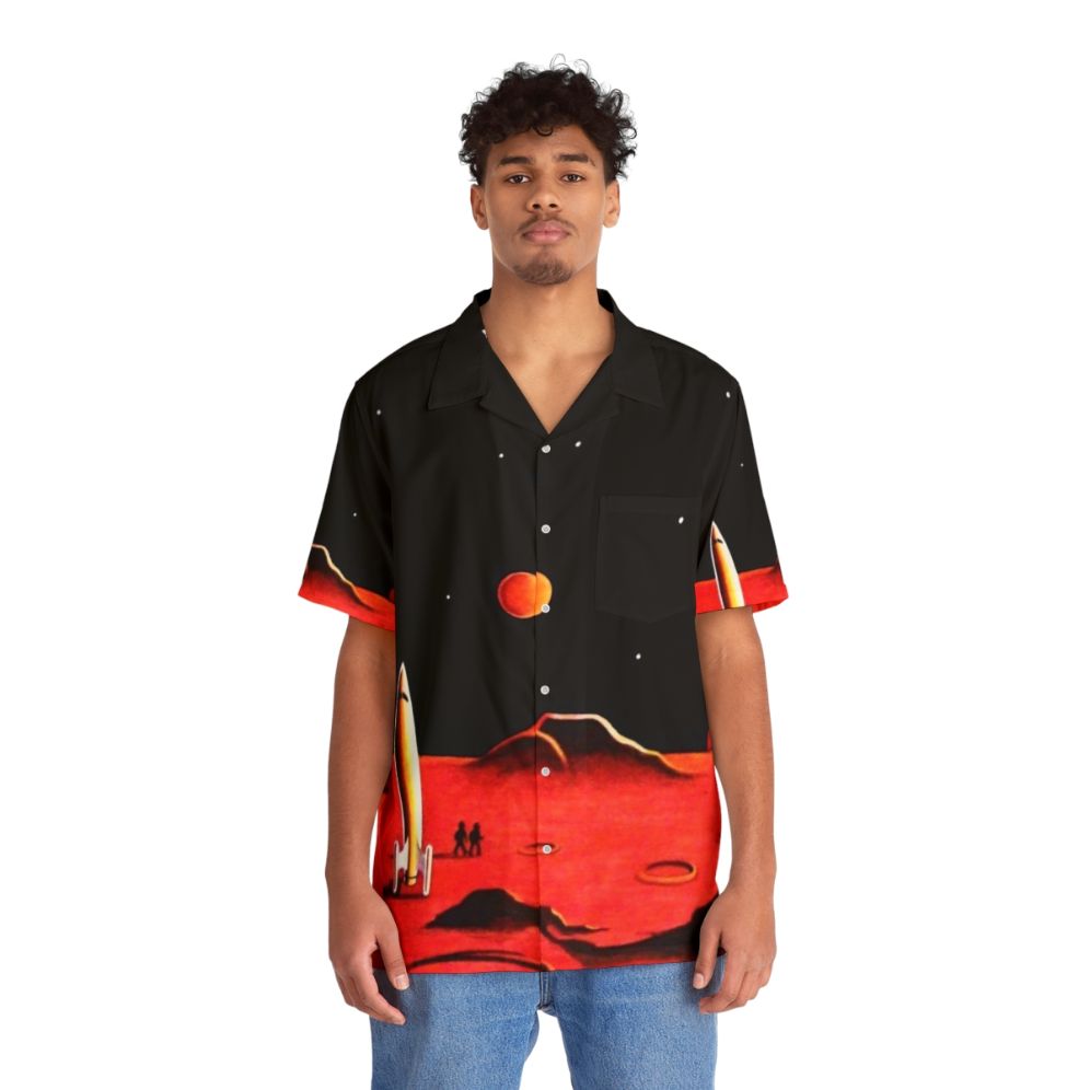 Futuristic mars-themed hawaiian shirt - People Front