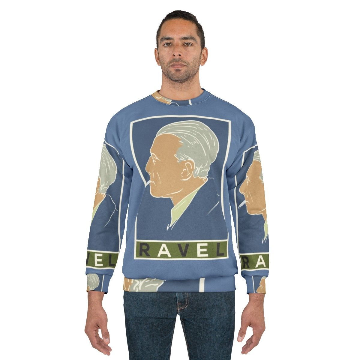 Vintage Maurice Ravel Classical Music Sweatshirt - men