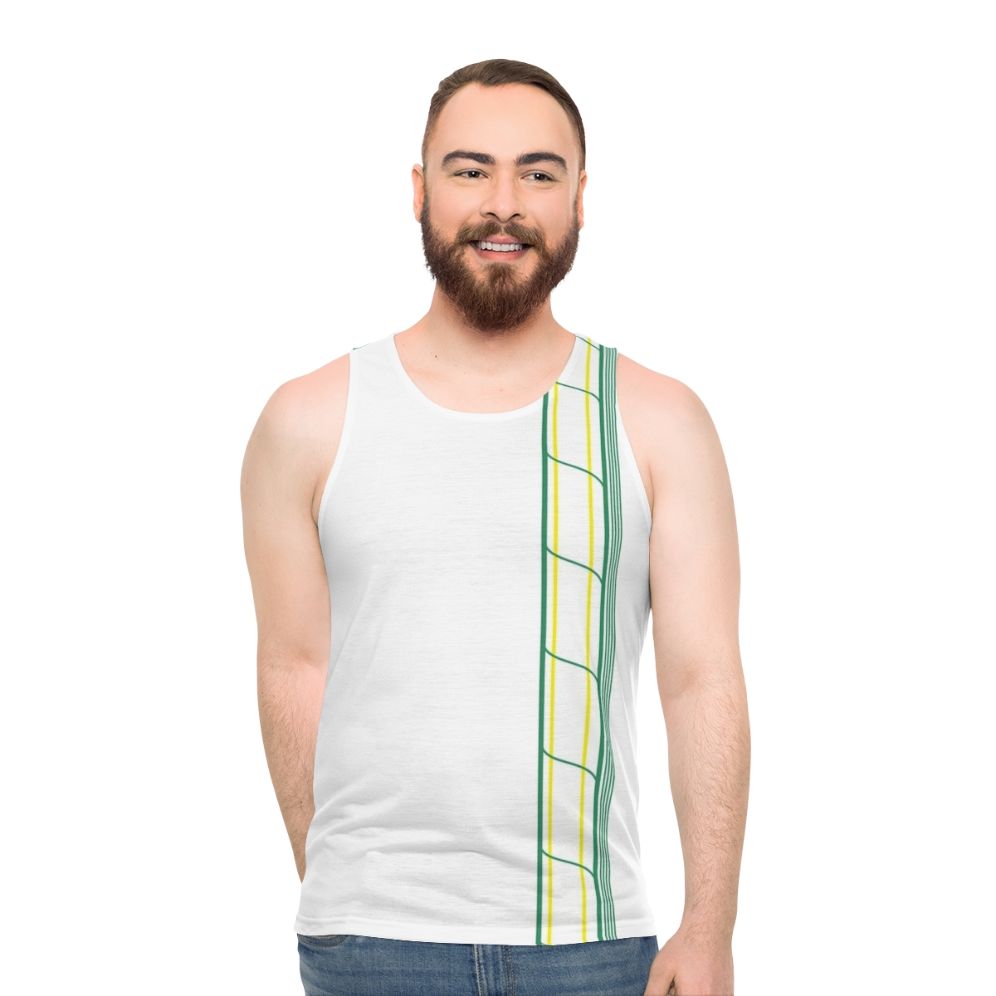 Unisex tank top for LGBTQ pride and incontinence care - men