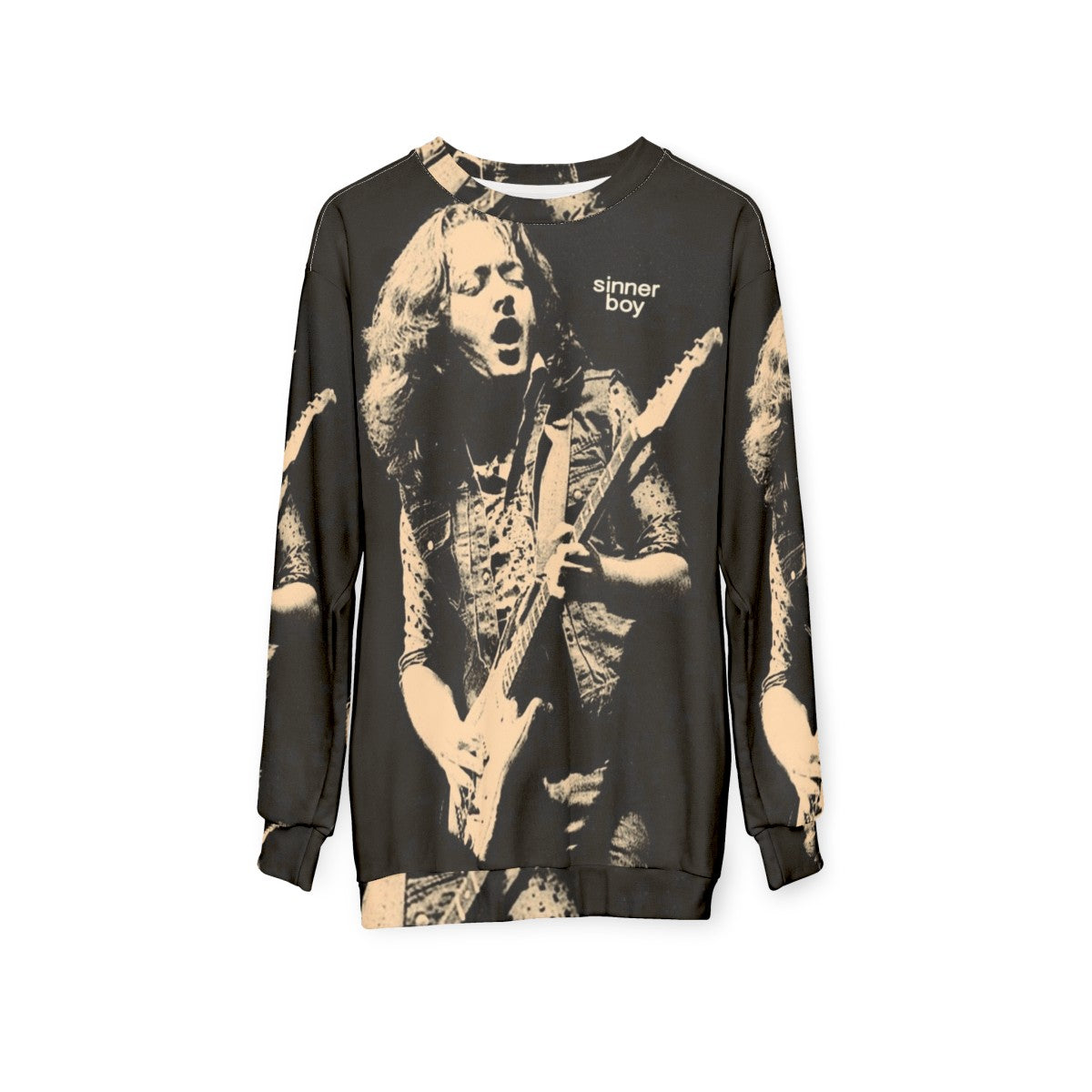 Sinner Boy Blues Rock Sweatshirt - hanging