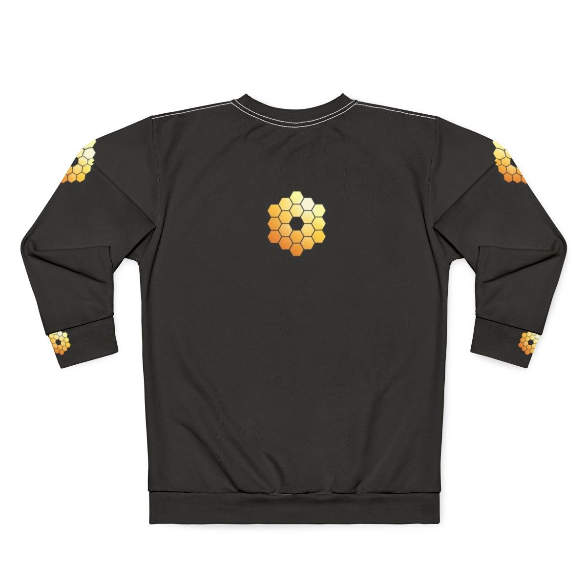 JWST Sweatshirt featuring the James Webb Space Telescope - Back