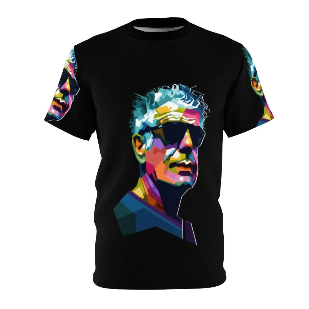 Vintage-inspired graphic tee featuring the legendary chef Anthony Bourdain