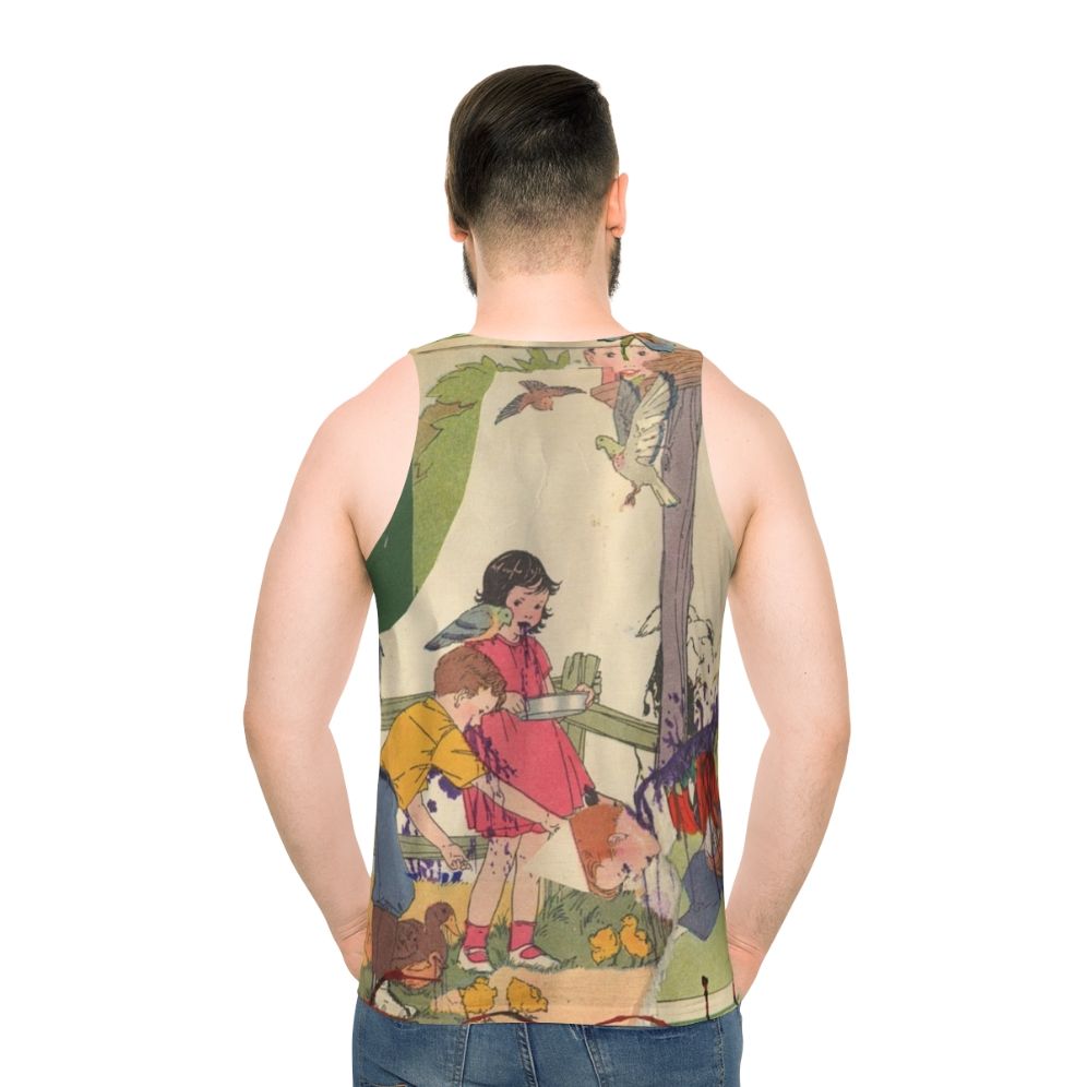 Animal Collective Unisex Tank Top - men back