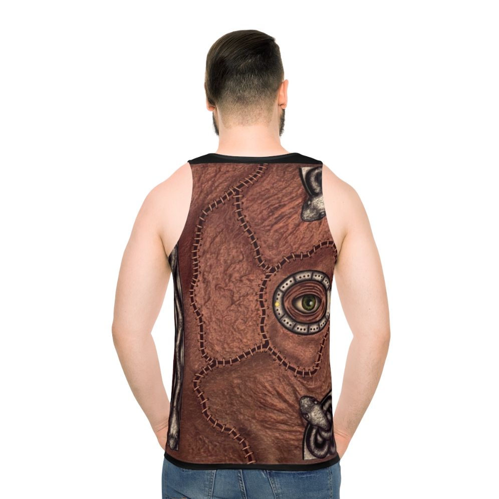 Hocus Pocus Unisex Tank Top with Sanderson Sisters Design - men back