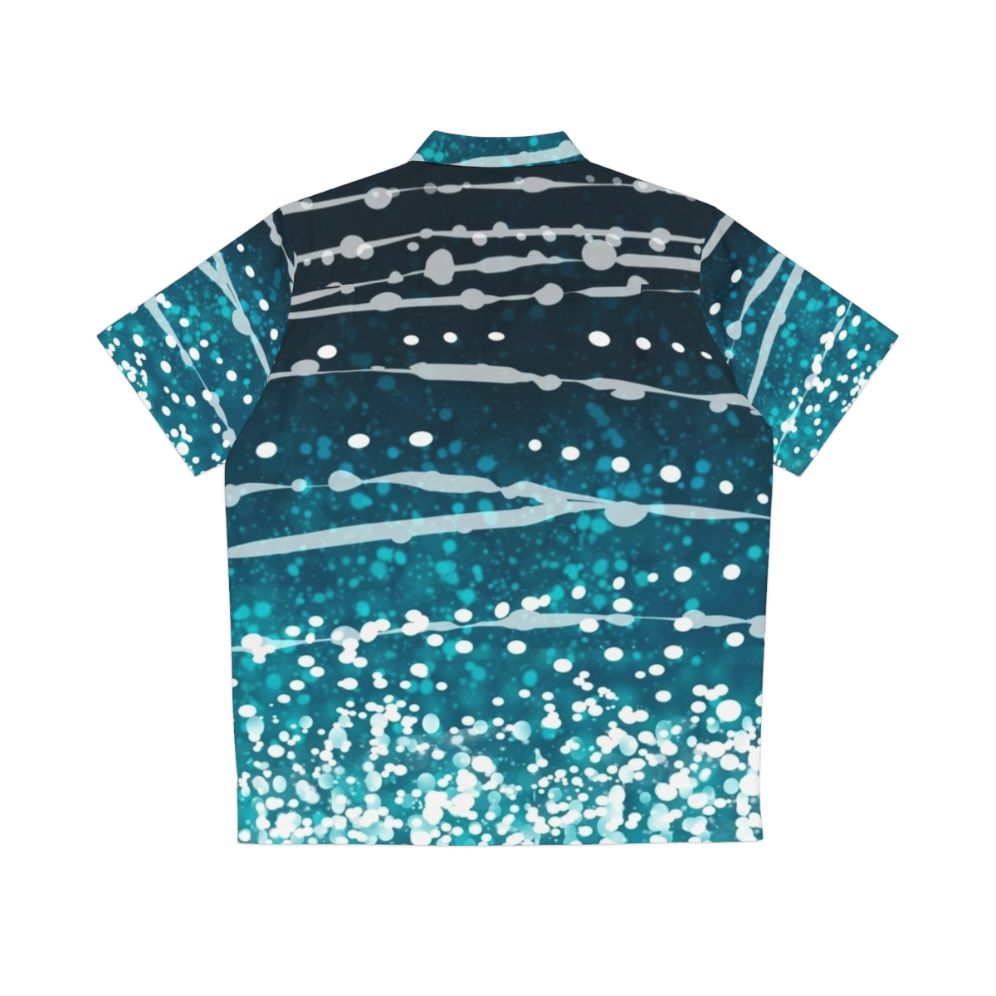 Whale Shark Pattern Hawaiian Shirt - Back