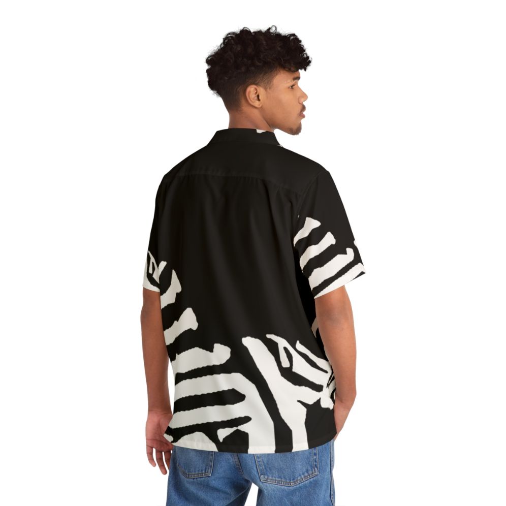 Zebra Pleco Hawaiian Shirt - People Back