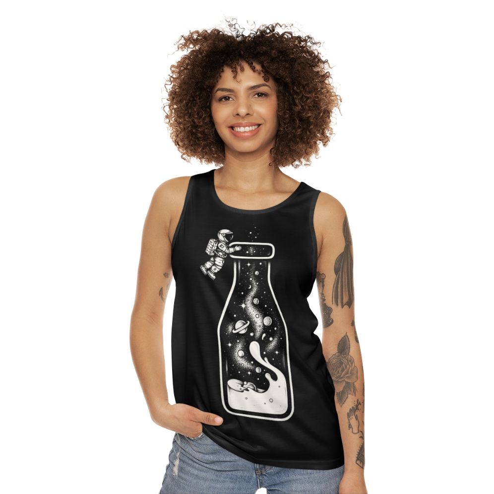 Milky Way galaxy tank top - women