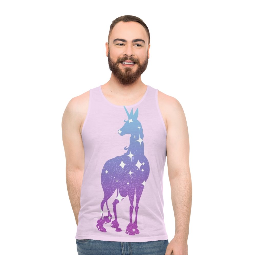 Dreamer Unicorn Silhouette Unisex Tank Top - men