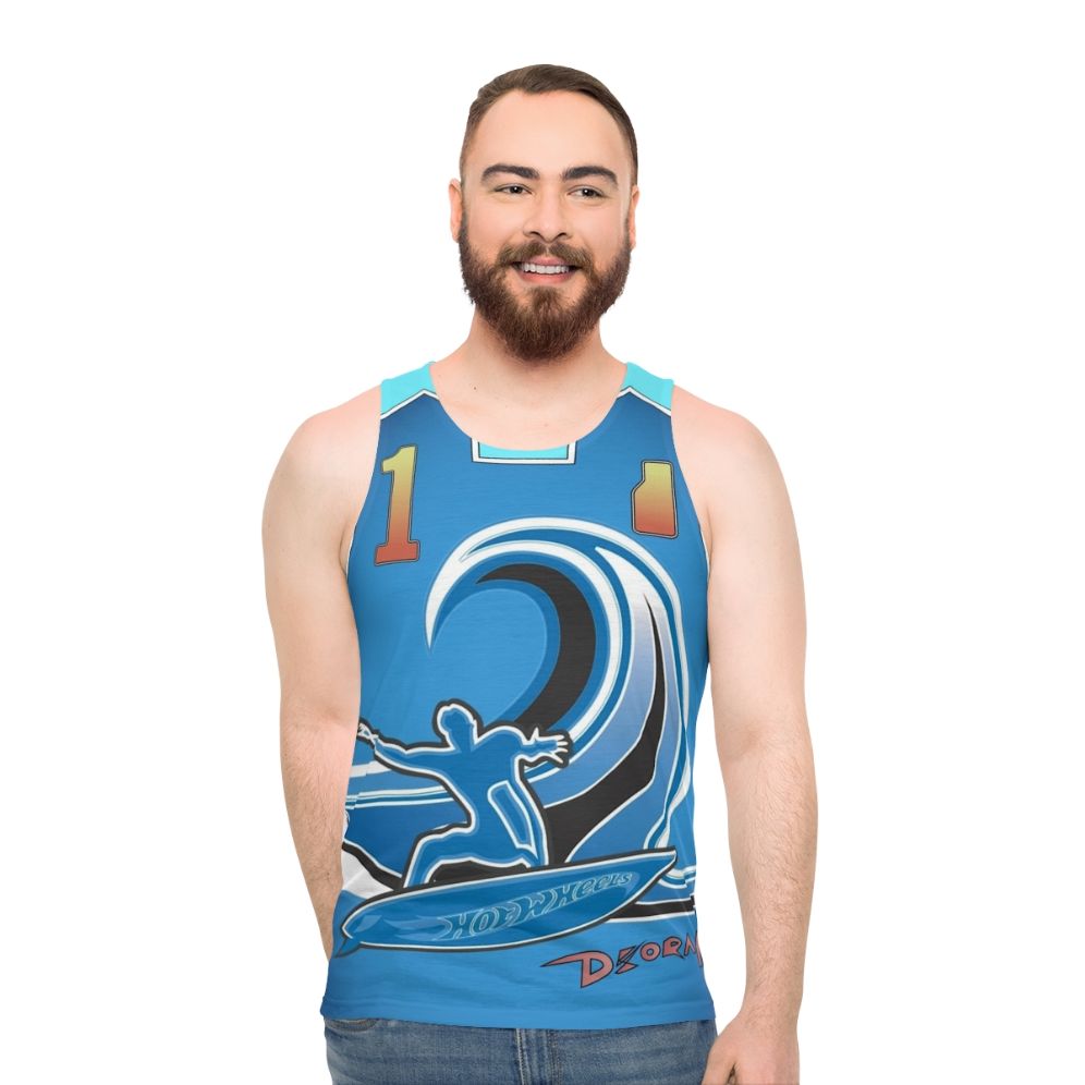 Vert Wheeler Hot Wheels World Race Unisex Tank Top - men