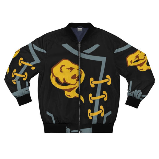 Cole-inspired men's bomber jacket with ninjago design