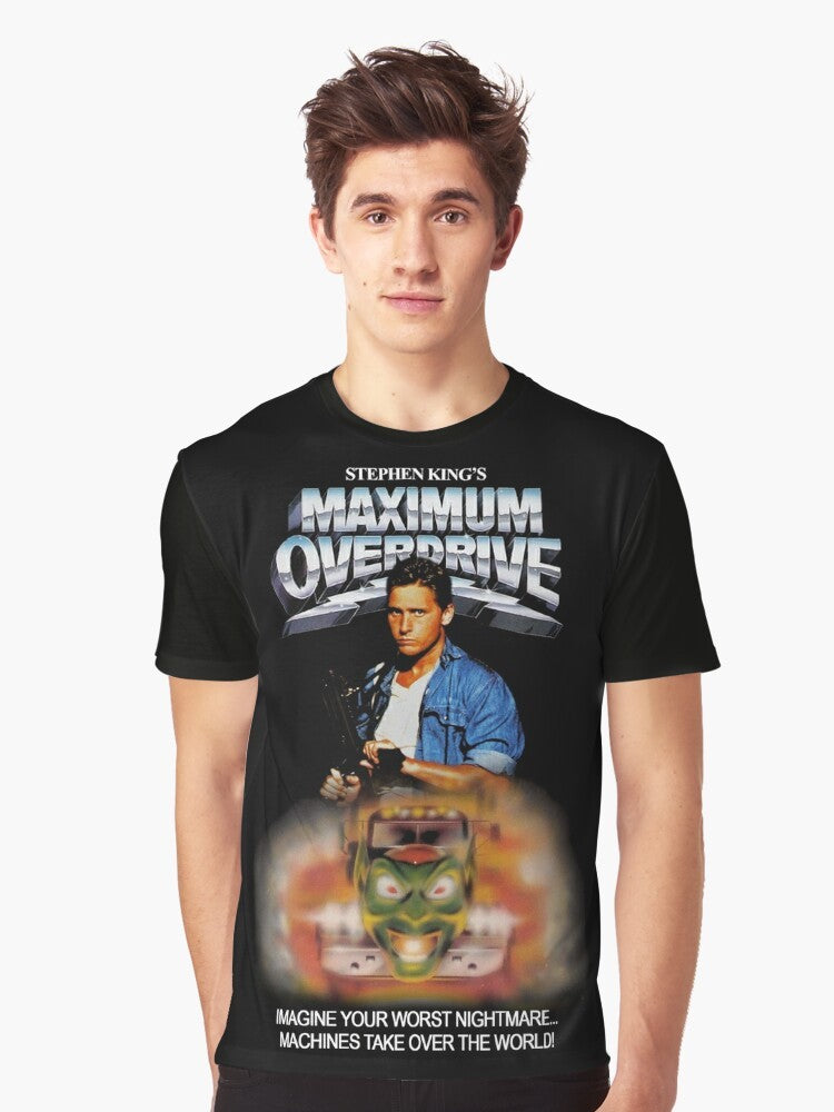 Maximum Overdrive (1986) horror cult classic graphic t-shirt - Men