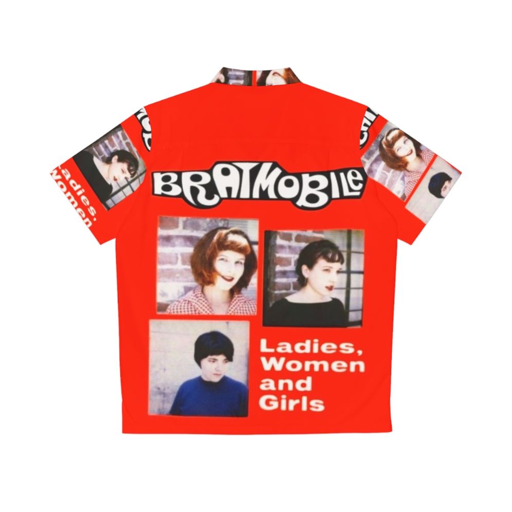 Bratmobile Riot Grrrl Hawaiian Shirt - Back