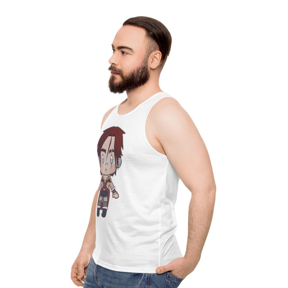 Trevor Belmont Castlevania Unisex Tank Top - men side